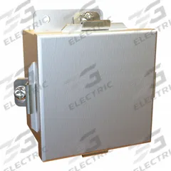 HAMMOND Enclosure: Aluminum, 4 in x 4 in x 3 in, NEMA 12/13/4/4X, w/Panel, Solid Cover, Clamp On (MPN 1414N4ALA). Key specifications — Brand: HAMMOND; Closure Method: Clamps; Enclosure Material: Aluminum; Knockouts: Not Included; Includes Inner Panel: with Inner Panel Included.