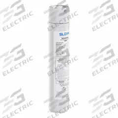 SLOAN Water Filtration System: 0.1 micron, 1.3 gpm, 3,000 gal, 13 3/8 in Overall Ht (MPN FA3000-DRS 100). Key specifications — Connection Type: Push Connect; Filter Media: Carbon Block; Reduces: Cyst; Brand: SLOAN.