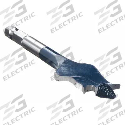 BOSCH Spade Drill Bit: 1/2 in Drill Bit Size, 4 in Overall Lg, Painted - Quick-Change Hex-Shank Flat Spade Drill Bits