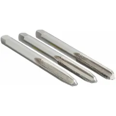 WIDIA GTD Tap Kit: #4-48 UNF, H2, 3 Flute, High Speed Steel (MPN 15199). Key specifications — attr1300563: One Each Taper, Plug, and Bottoming.
