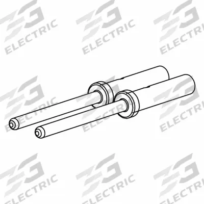 ANDERSON POWER PRODUCTS Pin Auxiliary Contact: PPMX, 24 to 20 AWG, Gold, 4803G3 - Electrical Contacts for Anderson Power Connectors