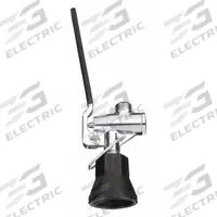 CHICAGO FAUCETS Pre-Rinse Sprayer: Brass, Chrome, 9 in Overall Lg, 3/4"-14 Connection Size, UNS (MPN 90-LABCP). Key specifications — Inlet Connection Type: UNS; Brand: CHICAGO FAUCETS; Connection Size: 3/4"-14; Color/Finish: Chrome; Includes: Trigger Lock; Material: Brass; Product Type: Pre-Rinse Sprayer.