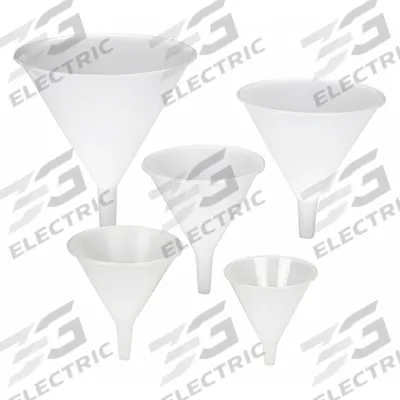 APPROVED VENDOR Utility Funnel Set: HDPE, 1.89 L_236.58 mL_118.29 mL_946.35 mL_473.17 mL - General Purpose Lab Funnels