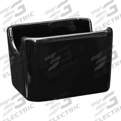 ITI Sugar Packet Holder: Black, 2 3/8 in Overall Ht, 3 3/8 in Overall Wd - Condiment Racks & Holders