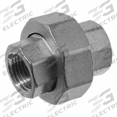 USA INDUSTRIALS Metal Pipe Straight: Straight, 1/8 in x 1/8 in, Class 125, 125 psi - Chrome-Plated Threaded Low-Pressure Pipe Fittings