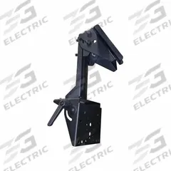 GAMBER-JOHNSON Device Mount: Device Mount, Forklifts, Overhead Guard, Black, 14 3/8 in Overall Ht (MPN 7160-1591-01). Key specifications — Product Type: Device Mount; Color: Black; Mounting Location: Overhead Guard; Includes: Mounting Bracket; Features: Allows for Flexibility in Mounting in Different Positions Overhead; Compatible Vehicle Type: Forklifts.