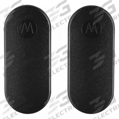 MOTOROLA Belt Clip: Fits Motorola, For T100/T200 Series, Black, Plastic, Belt Clips - Motorola-Compatible Carrying Accessories
