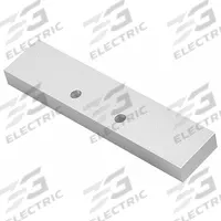 SECURITRON Stop Filler Plate: 6 in Lg (MPN SFP-1/2CLMM15). Key specifications — Product Type: Filler Plates; Compatible with Manufacturer Model Number: MM15; Material: Aluminum; Brand: SECURITRON.