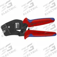 KNIPEX Crimper: Insulated Single Ferrules/Non-Insulated Single Ferrules, Square Crimp, 28 AWG, 8 AWG (MPN 97 53 08). Key specifications — attr513948: Square Crimp; attr513949: Insulated Single Ferrules; attr510596: KNIPEX.