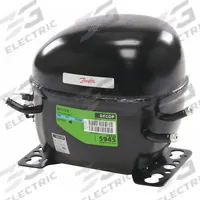 DANFOSS Compressor: Reciprocating, 4,056 BtuH Cooling, 33/100 hp, 115V AC (MPN 195B0388). Key specifications — Manufacturer Part Number: 195B0388; Brand: DANFOSS; Compressor Protection: Hermetic; For Refrigerant Type: R-143A.