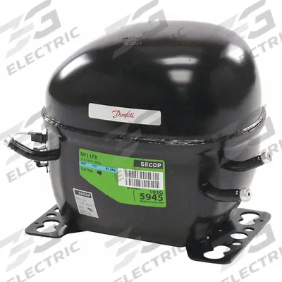 Danfoss Compressor: Reciprocating, 4,056 BtuH Cooling, 33/100 hp - Reciprocating Compressors
