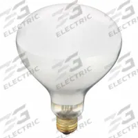 SHAT-R-SHIELD Incandescent Bulb: Incandescent, R40, Medium Screw (E26), 250 W Watt, 2700K, Clear (MPN 250BR40/1). Key specifications — Bulb Finish: Clear; Color Temperature: 2700K; Shatter-Resistant: Yes; Brand: SHAT-R-SHIELD; Voltage: 120V AC; Bulb Shape: R40.