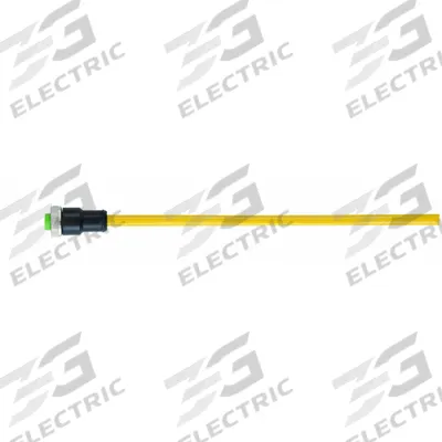 MURRELEKTRONIK Cordset: 7/8" Female Straight x Bare Wire, 5 Pins, Yellow, TPE, 5 m Cable Lg - Single-Ended Cordsets with TPE Jacket for Heaviest-Duty Applications