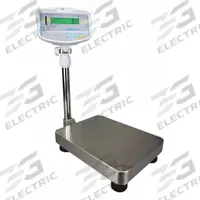 ADAM EQUIPMENT Industrial Bench Scale: 11 7/8 in x 15 3/4 in, 130 lb Wt Capacity - Imperial (MPN GBK 130a). Key specifications — Connection Ports: RS-232; Readability: 4 g/0.01 lb; Brand: ADAM EQUIPMENT; Weighing Surface Material: Stainless Steel.