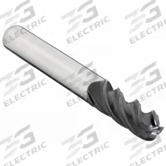 OSG Ball End Mill: Carbide, TiAlN Coated, 4 Flute, 3/16" Mill Dia, 5/8" LOC, 2-1/4" OAL (MPN VG441-1875-BN)
