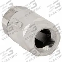 APOLLO Ball Cone Spring Check Valve: Ball, Inline Valve Body, CF8M Stainless Steel, 2 in Pipe Size (MPN 6210801). Key specifications — Ball Material: RPTFE; Brand: APOLLO.