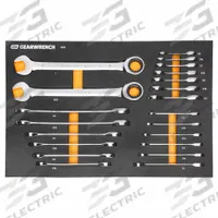GEARWRENCH Hand Ratchet Set: Not Reversible, 20 1/4 in Overall Lg, 5° Min Arc Swing (MPN 86526). Key specifications — attr1205598: Not Reversible; attr1205624: GEARWRENCH.