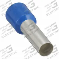 PANDUIT Wire Ferrule: 6 AWG Max Wire Size, Holds 1 Wire, Blue, Polypropylene, 0.25 in Ferrule Dia (MPN FSD84-18-C). Key specifications — Brand: PANDUIT.