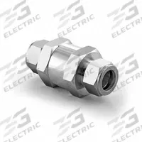HAM-LET Check Valve: Poppet, Inline Valve Body, 6 mm Pipe Size, Let-Lok® x Let-Lok®, Let-Lok, FKM (MPN H-400-SS-L-6MM-25 PSI). Key specifications — Brand: HAM-LET; Seat Material: 316 Stainless Steel.
