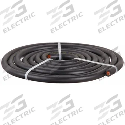 WESTWARD Battery Jumper Cable: 2 ga, 120 in Cable Lg, Black - Cut to Length Jumper Cables