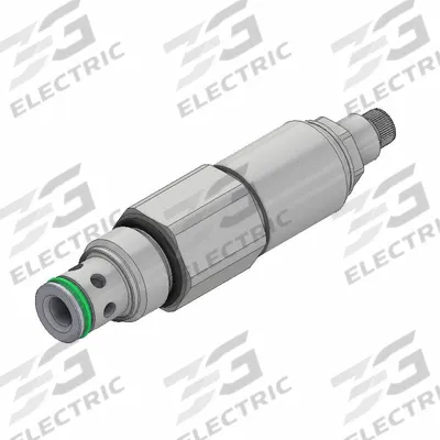 Parker Pressure Relief Valve: Steel, Screw-In, Screw Adjustment, Two-Way - Pressure Control Cartridge Valves