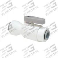 PARKER Manual Two-Way Ball Valve: 12 mm, Polypropylene, Straight, Push x Push, One-Piece, Lever (MPN LFPP12MVUC12M). Key specifications — Brand: PARKER; Handle: Lever.
