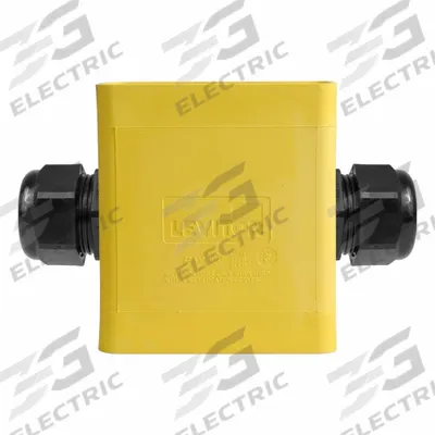 LEVITON Portable Outlet Box: Portable Outlet Box, 1 Gangs, 3R, Yellow - Portable Power Outlet Boxes