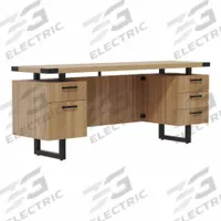 MIRELLA Credenza: Black, 72 in Overall Wd, 20 in Overall Dp, Sand Dune (MPN MRCBF7220SDD). Key specifications — Color: Black; Desktop Color: Sand Dune; Material: Steel.