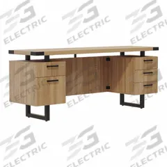MIRELLA Credenza: Black, 72 in Overall Wd, 20 in Overall Dp, Sand Dune (MPN MRCBF7220SDD). Key specifications — Color: Black; Desktop Color: Sand Dune; Material: Steel.