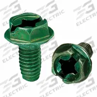 IDEAL Grounding Screw: Zinc Plated Steel, Green, 0.5 in Overall Lg (MPN 30-3194). Key specifications — For Product Type: Electrical Boxes and Enclosures; Brand: IDEAL; Accessory Type: Grounding Screw; Color: Green; Material: Zinc Plated Steel.