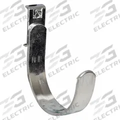 TRESTON J-Hook: 3 1/8 in x 1 31/32 in x 2 in, 5 Hooks, Screw-In, Surface, Silver (MPN 853236-51). Key specifications — Mounting Type: Surface; Includes: Black Holding Clip; Finish: Zinc-Plated; Color: Silver; Accessory Type: J-Hook; Locking System: Screw-In; Material: Steel; Brand: TRESTON.