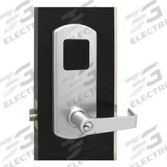 TOWNSTEEL Electronic Keyless Lock: RFID, ADA Compliant, Chrome (MPN FCE-2020-S-626). Key specifications — Product Type: Electronic Keyless Lock; Manufacturer Part Number: FCE-2020-S-626; Access Method: RFID; Key Override Options: Schlage "C" 6 Pin Keyway; Lever Style: Clutch.