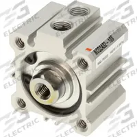 SMC Compact Cylinder: 32 mm Bore Dia, 15 mm Stroke Lg, Tapped Hole Mounting, Aluminum, 1/8 in NPT (MPN NCQ2A32-15DMZ). Key specifications — attr946022: Tapped Hole; attr946024: Single Rod; attr946038: NCQ2; attr1123057: Rotating Rod; attr945997: SMC.
