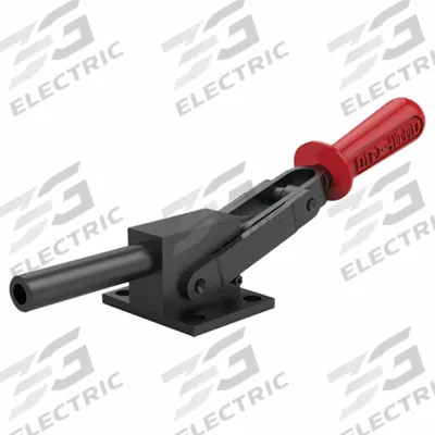 DE-STA-CO Straight-Line Action Clamp: Flange Base Mounting, Std Horizontal Handle - Standard Straight-Line Toggle Clamps