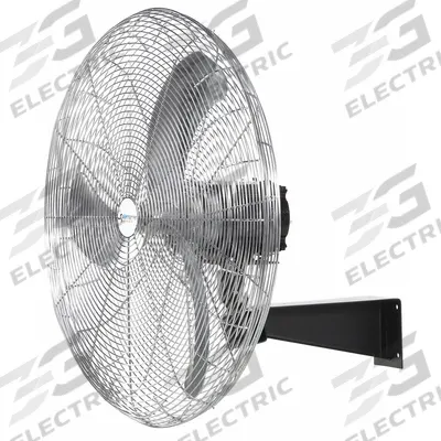 AIRMASTER FAN Mounted Fan: 30 in Blade Dia, 115/230V AC, 1/4 hp Motor HP, Wall Mount - Hazardous-Location Industrial Wall-Mount Fans