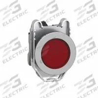 SCHNEIDER ELECTRIC Pilot Light: 30 mm Panel Mounting Size, Red, LED, XB4 Series (MPN XB4FVB4). Key specifications — Series: XB4; Brand: SCHNEIDER; Includes Push-To-Test: No Push-To-Test Included.
