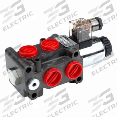 CHIEF Hydraulic Directional Control Valve: Four-Way, 14 gpm - Solenoid Operated Hydraulic Selector Valves