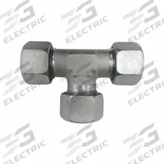 BRENNAN INDUSTRIES Compression Tee Fitting: M14x1.5 x M14x1.5 x M14x1.5 Thread Size, Steel, Rigid (MPN D2603-L08-L08-L08). Key specifications — Brand: BRENNAN INDUSTRIES; Series: D2603-EQUAL.