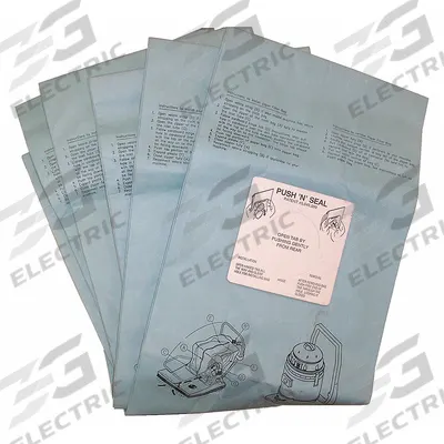 BISSELL COMMERCIAL Vacuum Bag: Bissell, BGCC28, Dry, Paper, 1-Ply, Std - Upright Vacuum Bags