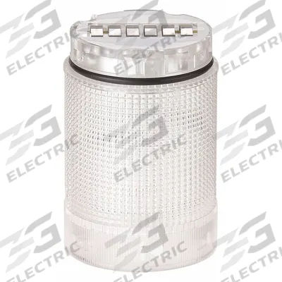 WERMA Tower Light Module: Flashing/Strobe, 24V DC, Red, 40 mm Overall Dia - Flashing Light Modules
