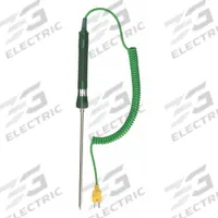 APPROVED VENDOR Temp Probe, Food: -58°F to 1,112°F /-50°C to 600°C, 7.3 in Probe Lg, Type K (MPN 4JPN7). Key specifications — Brand: APPROVED VENDOR; Handle Type: Straight.