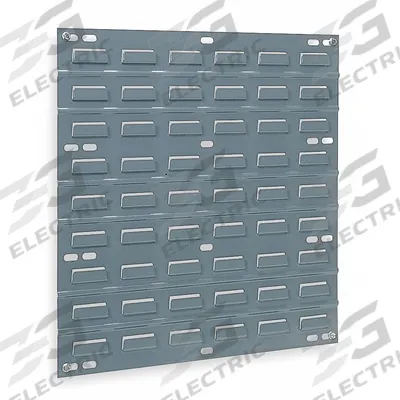 AKRO-MILS Louvered Panel: 20 in x 18 in x 5/16 in, 1 Sides, 0 Bins - Wall-Mount Louvered Panels Without Bins