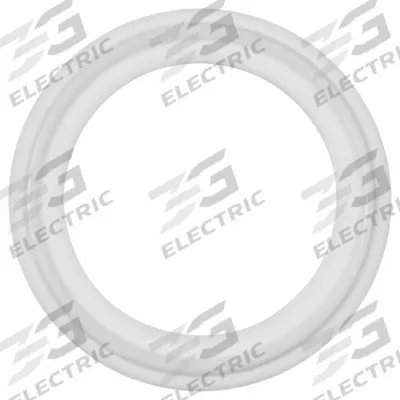 APPROVED VENDOR Sanitary Gasket: Tri-Clamp, PTFE, For 2 in Tube Outside Dia - Tri-Clamp Cleanroom Sanitary Gaskets