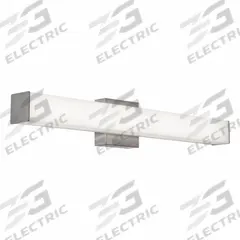 Decorative Vanity: Satin Nickel, 1,700 lm, 2700K/3000K/3500K/4000K/5000K, 90 CRI, 18 W Fixture Watt (MPN TADV2404LAJUDSN). Key specifications — Voltage: 120 to 277V AC; Brand: AFX INC.; For Bulb Type: Integrated LED; Color Temperature: 5000K; Housing Finish/Housing Color (Broad): Satin Nickel.