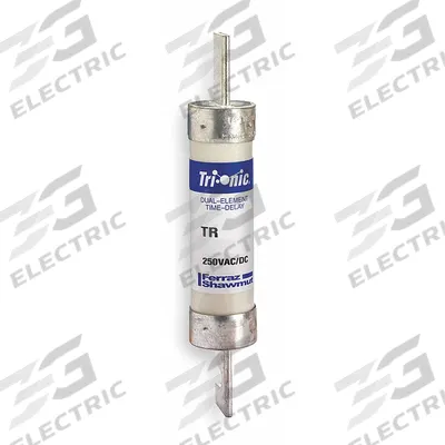 MERSEN Fuse: Class RK5, TR-R Series, Time-Delay, 175 A, 250 V AC, 250 V DC - Time-Delay Blade Fuses