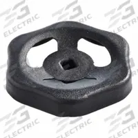 JW WINCO Valve Handwheel: 6 Point, 60 mm Handle Dia, 6 mm Square Spindle, Black, Steel (MPN 227.6-ST-60-V6-SW). Key specifications — attr984147: JW WINCO; attr1137075: 6 mm; attr984148: Through Hole; attr984152: Steel; attr984154: 6 Point.