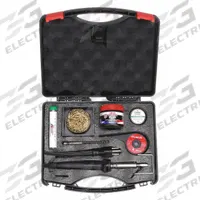 AMERICAN BEAUTY Soldering Kit: 50 W, 1,050°F, Screwdriver Tip, 0.16 in Tip Wd, Soldering Iron Kit (MPN PSK50). Key specifications — Manufacturer Part Number: PSK50; Brand: AMERICAN BEAUTY; Temperature Adjustment: Fixed; ESD Safe: No; Item: Soldering Iron Kit.