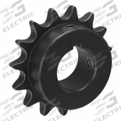 TSUBAKI Single Strand Sprocket: 50, For 5/8 in Chain Pitch, 1 1/4 in Bore Dia, 15 Teeth, Steel (MPN 50B15F-1 1/4). Key specifications — Brand: TSUBAKI.