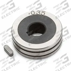 LINCOLN ELECTRIC Drive Roll Kit: 0.035 in, V-Groove, For Easy-Core 125, Easy-MIG 140/180, LE31MP (MPN KP2948-1). Key specifications — For Wire Type: Flux-Cored; Brand: LINCOLN ELECTRIC; Manufacturer Part Number: KP2948-1; For Welder Series: Easy-Core 125.