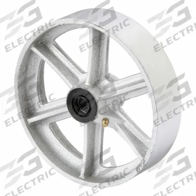 APPROVED VENDOR Caster Wheel: 8 in Wheel Dia., 2 in Wheel Wd, Iron, 1,400 lb Load Rating - Iron Tread Wheels